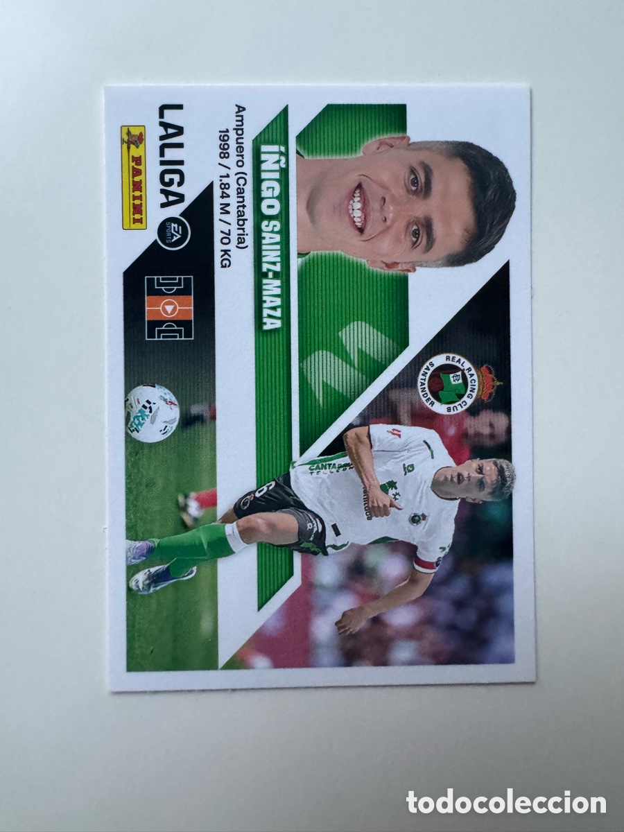 Cromos de f&uacute;tbol: PANINI LIGA ESTE 2026-2027 26 27 &ndash; N&ordm; 13 &ndash; I&ntilde;igo Sainz-Maza Racing de Santander
