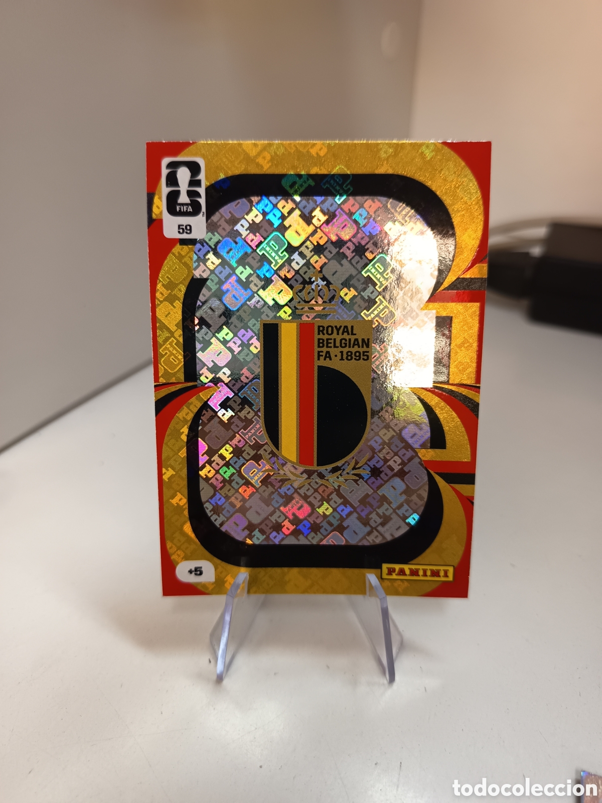 Cromos de f&uacute;tbol: 59 ESCUDO BELGICA WORLD CUP 2026 ADRENALYN MUNDIAL