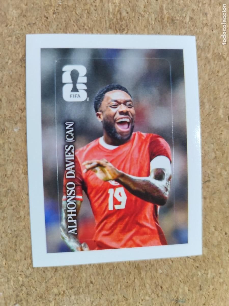 Figurine di Calcio: FIFA WORLD CUP 2026 STICKER COCA COLA ALPHONSO DAVIES CANADA # CC7 PANINI