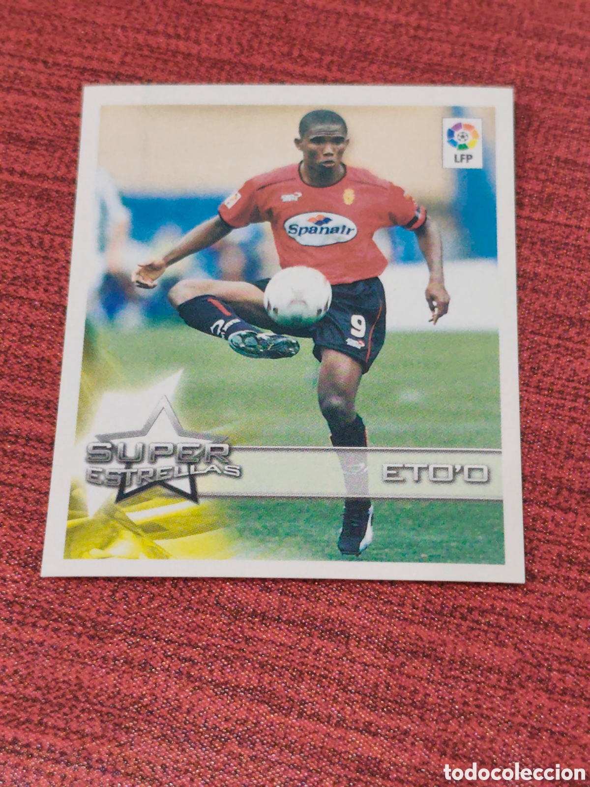 Cromos de f&uacute;tbol: 15 ETO'O REAL MALLORCA SUPERLIGA DE ESTRELLAS 2002 2003