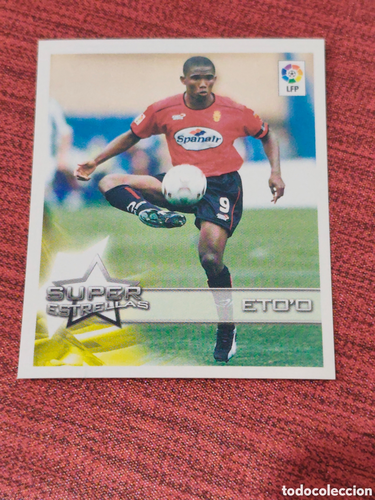 Cromos de f&uacute;tbol: 15 ETO'O REAL MALLORCA SUPERLIGA DE ESTRELLAS 2002 2003