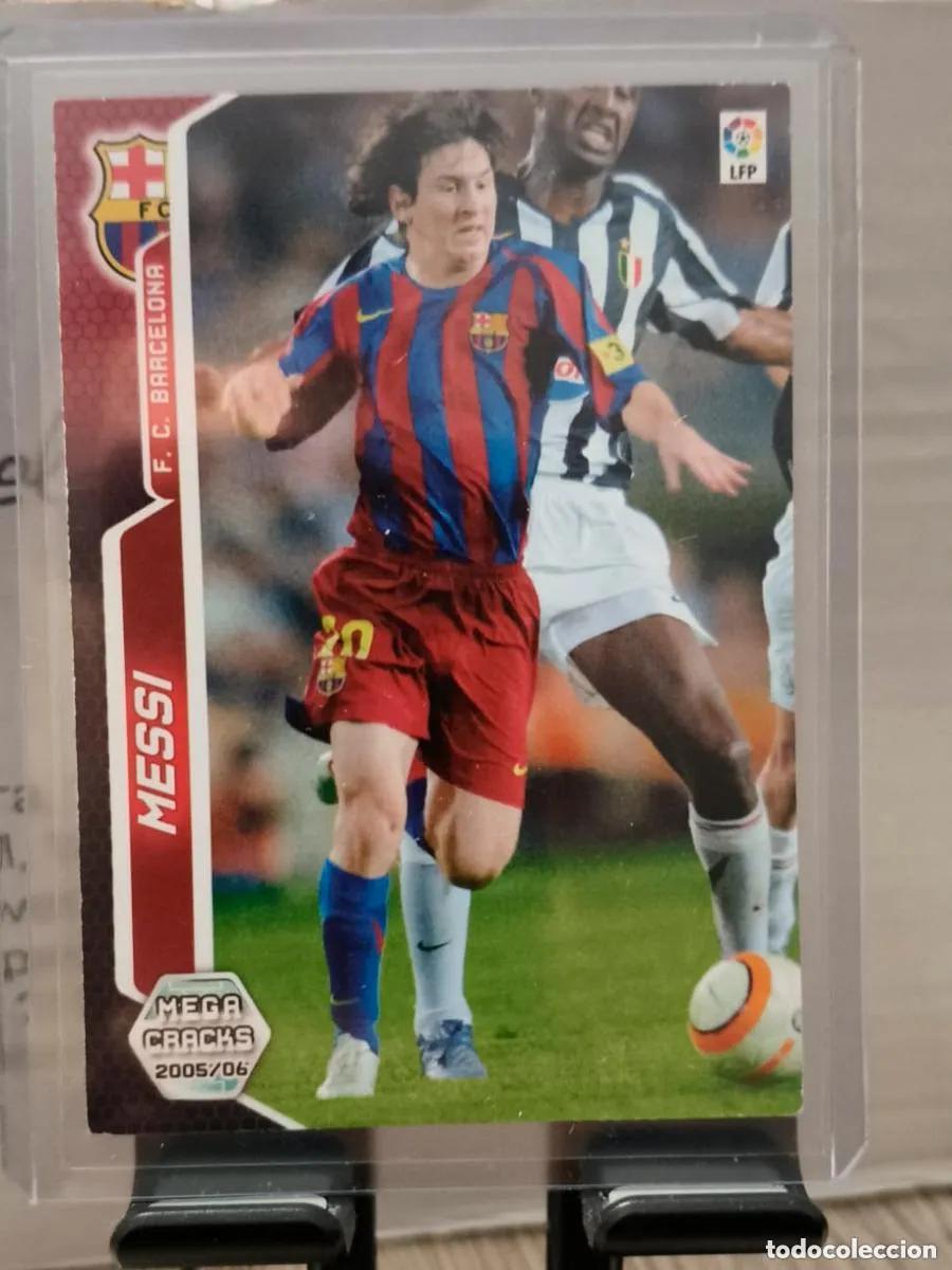 Football Stickers: cromo MESSI f.c. BARCELONA PANINI MEGACRACKS 2005 - 2006 / 05 06 2&ordm; YEAR ROOKIE