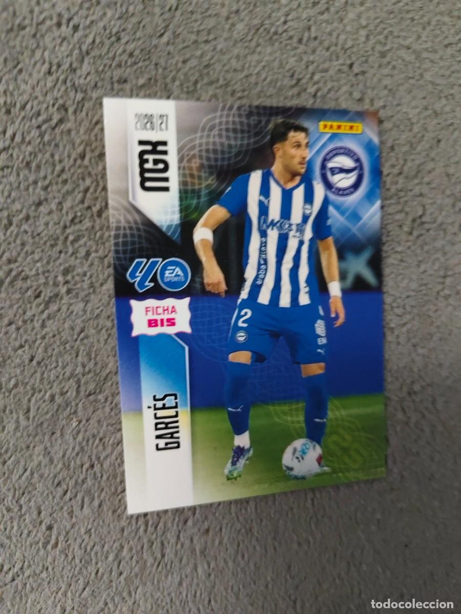 Cromos de f&uacute;tbol: 25 BIS GARC&Eacute;S (DEPORTIVO ALAV&Eacute;S) MEGACRACKS MGK 2026 27 25BIS FICHAS BIS 26 2027 PANINI AAW