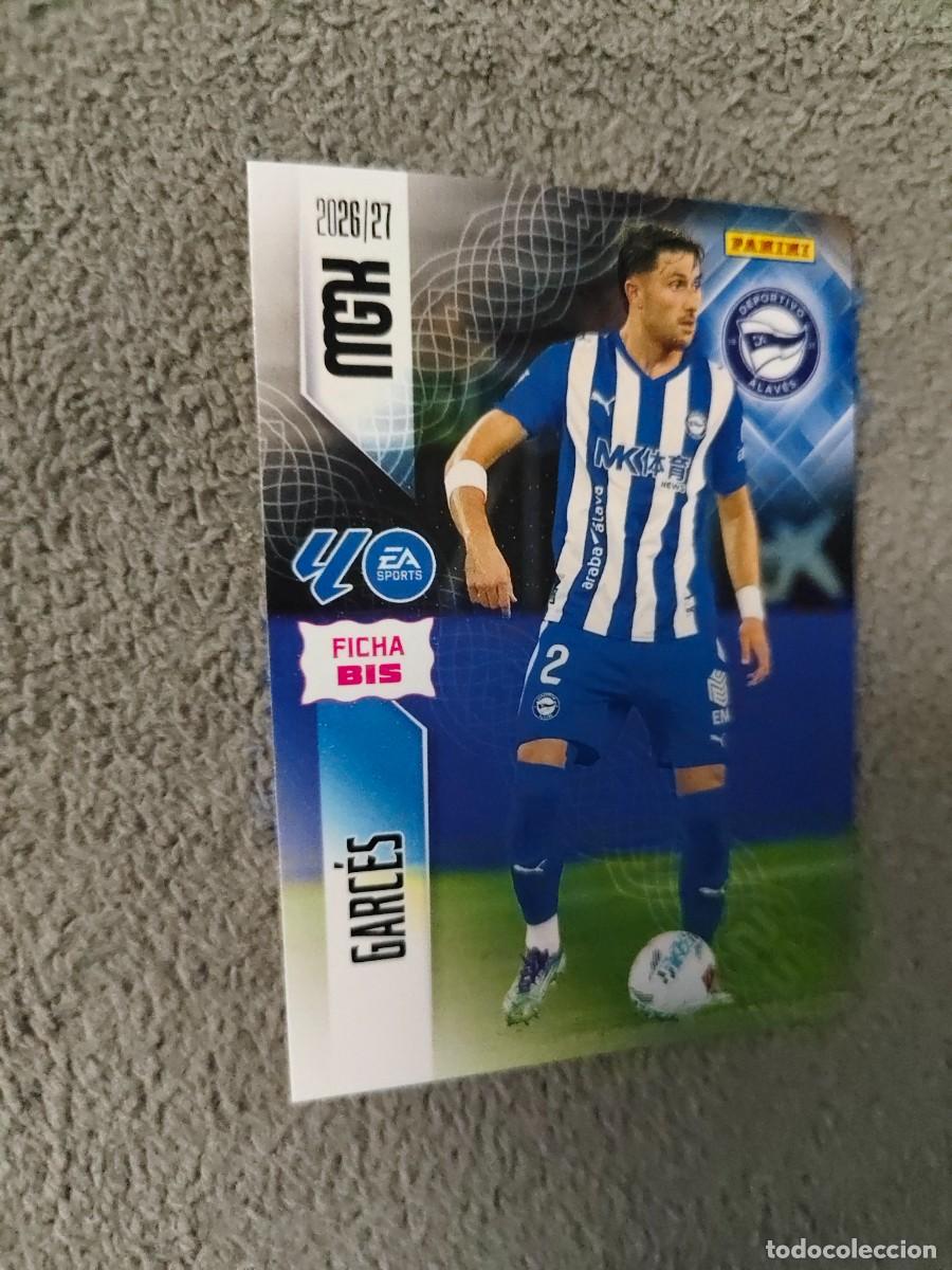 Fu&szlig;ball-Sticker: 25 BIS GARC&Eacute;S (DEPORTIVO ALAV&Eacute;S) MEGACRACKS MGK 2026 27 25BIS FICHAS BIS 26 2027 PANINI AAW