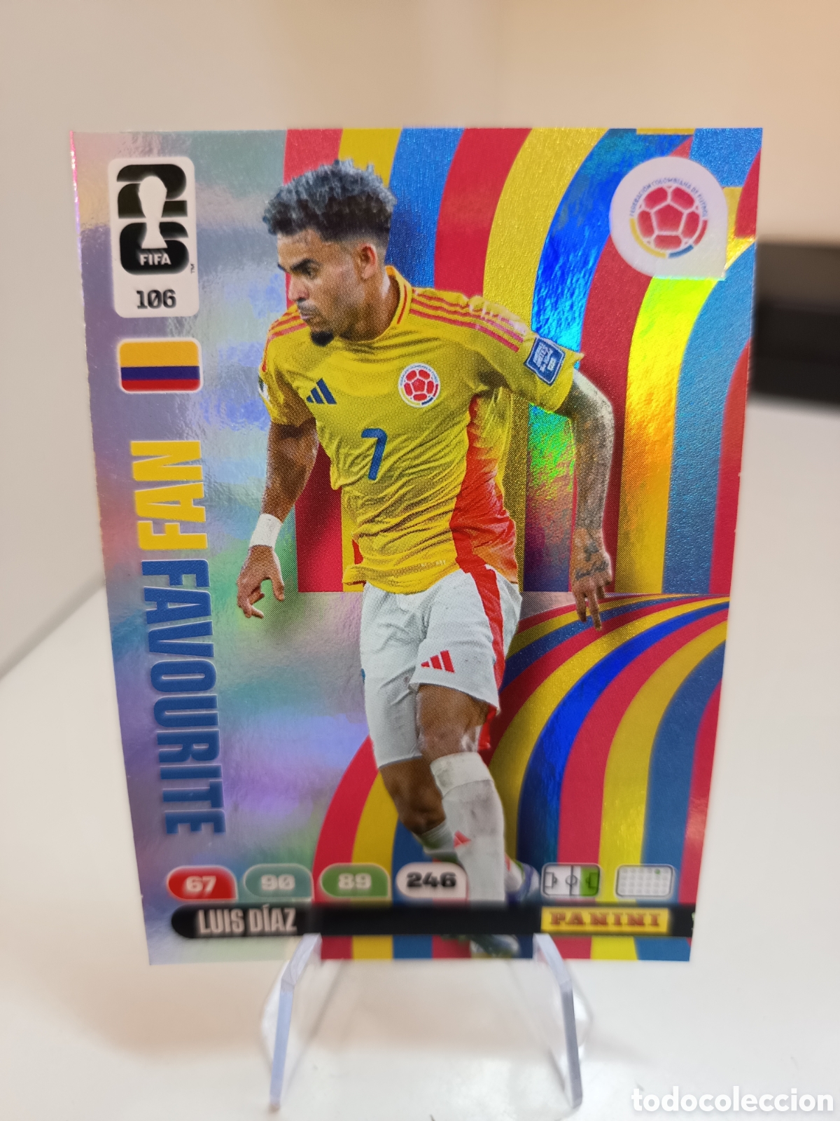 Figurine di Calcio: 106 LUIS DIAZ WORLD CUP 2026 ADRENALYN MUNDIAL