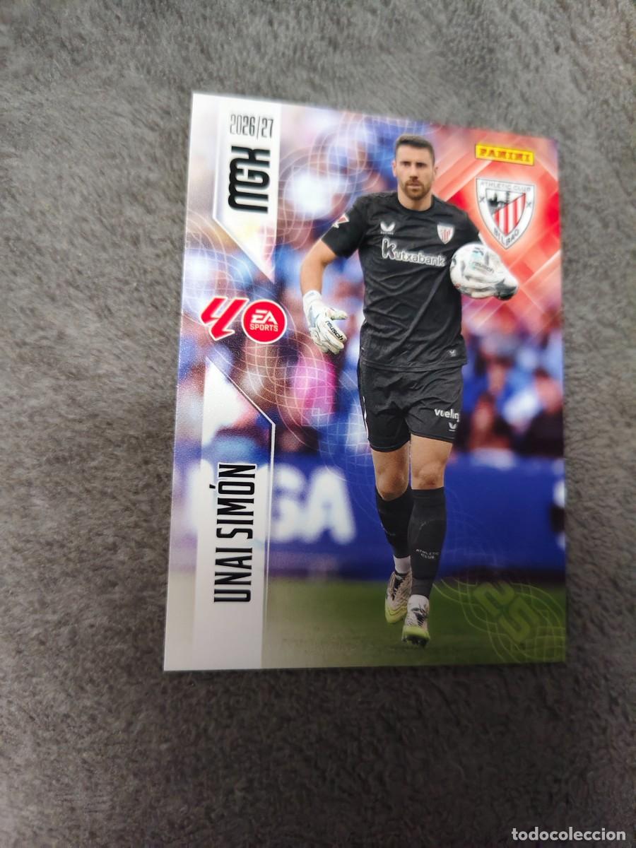 Figurine di Calcio: 38 MEGACRACKS MGK 2026 27 UNAI SIM&Oacute;N ATHLETIC CLUB BASE CARD 26 2027 PANINI AAW