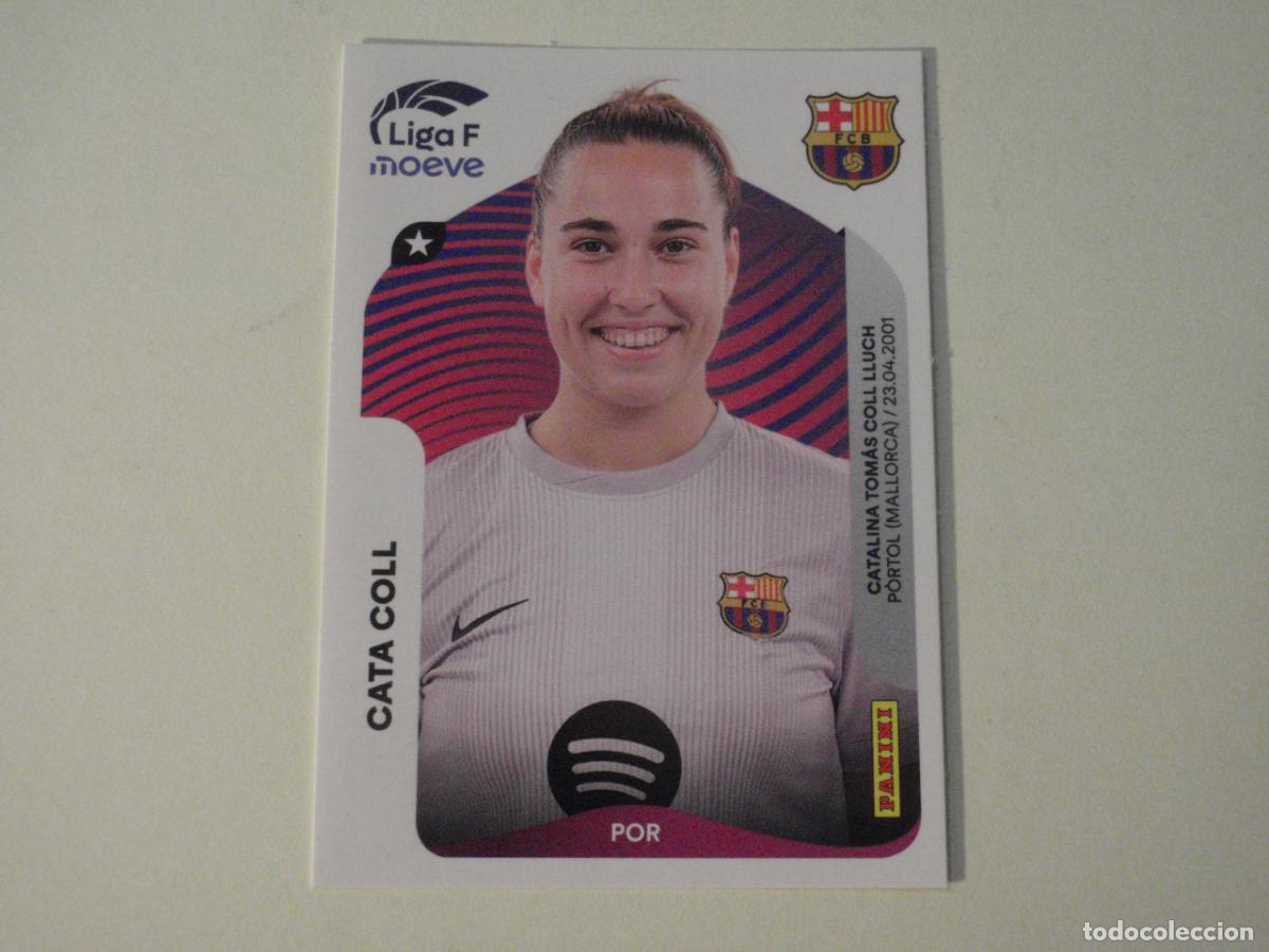 Figurine di Calcio: Cromo sticker 84 CATA COLL FC Barcelona. LIGA F Moeve femenina 2025 2026. Panini 25 26