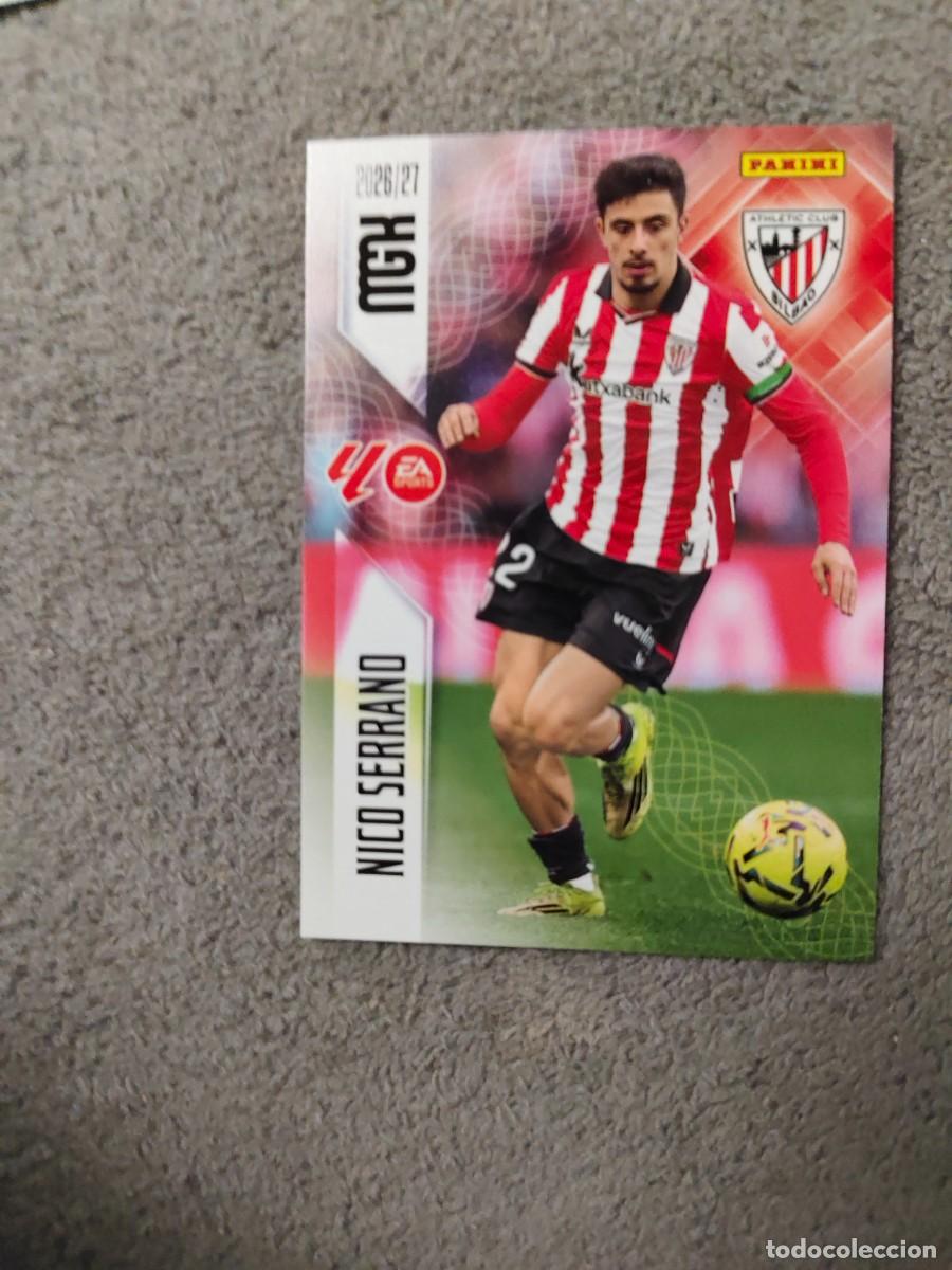 Figurine di Calcio: 49 MEGACRACKS MGK 2026 27 NICO SERRANO ATHLETIC CLUB BASE CARD 26 2027 PANINI AAW
