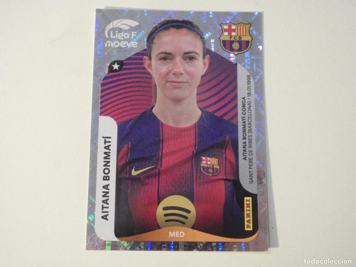 Figurine di Calcio: Cromo sticker 93 AITANA BONMATI FC Barcelona. LIGA F Moeve femenina 2025 2026. Panini 25 26