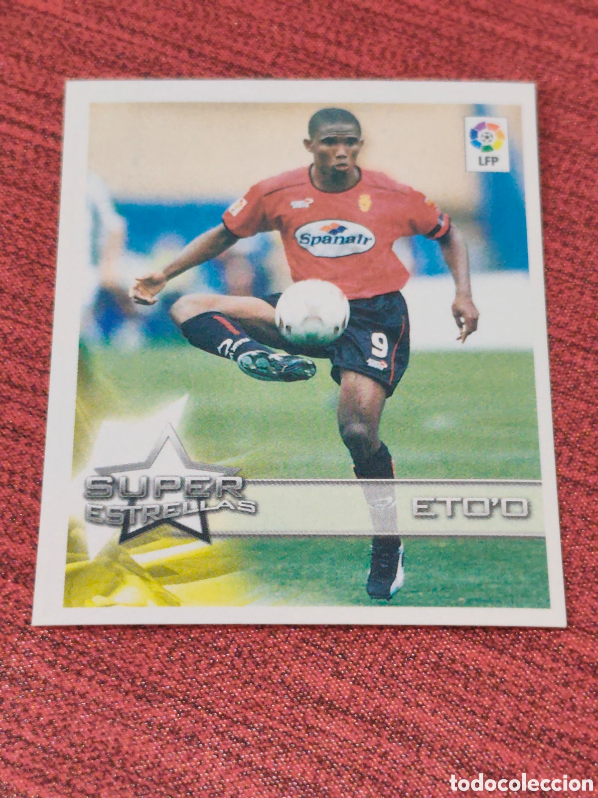 Cromos de f&uacute;tbol: 15 ETO'O REAL MALLORCA SUPERLIGA DE ESTRELLAS 2002 2003