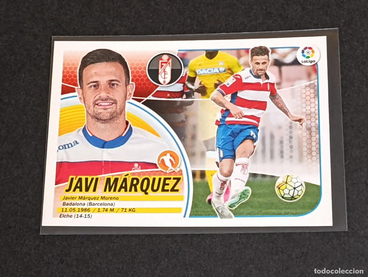 Cromos de f&uacute;tbol: JAVI M&Aacute;RQUEZ N&ordm; 11 GRANADA CF PANINI COLECCIONES ESTE LA LIGA SANTANDER 2016 2017 16 17 LOGO ERROR