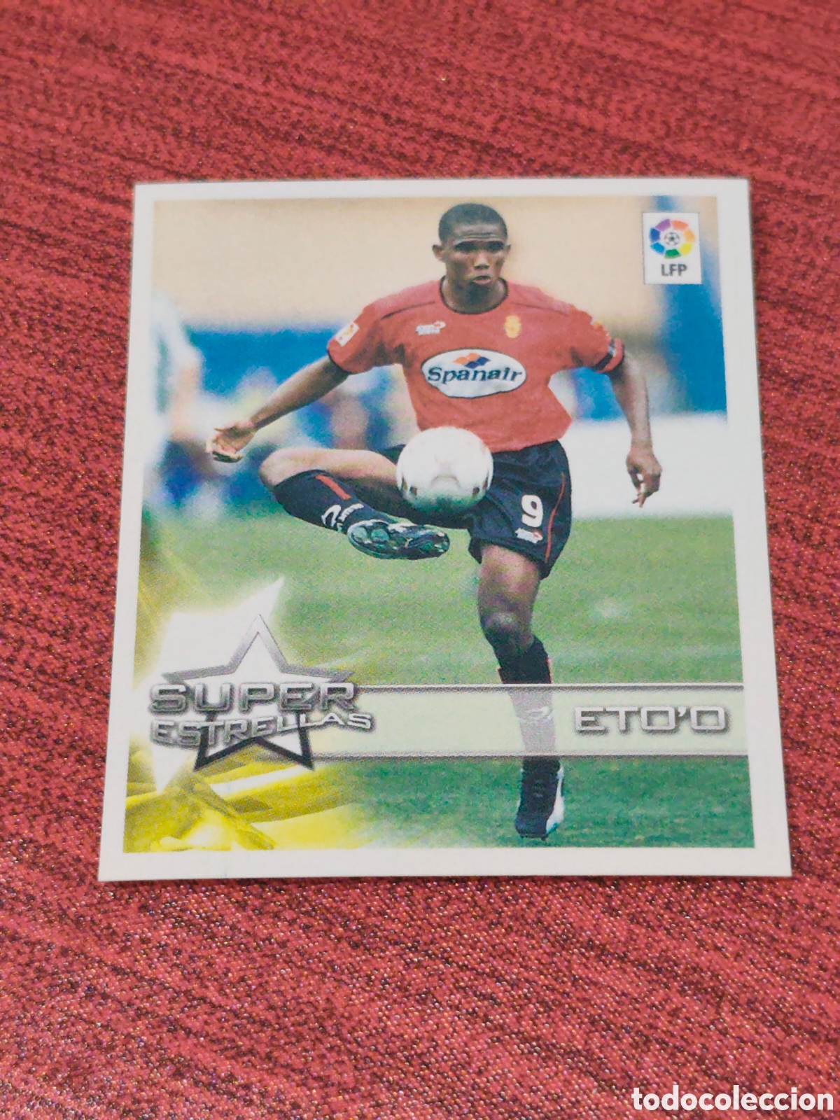Cromos de f&uacute;tbol: 15 ETO'O REAL MALLORCA SUPERLIGA DE ESTRELLAS 2002 2003