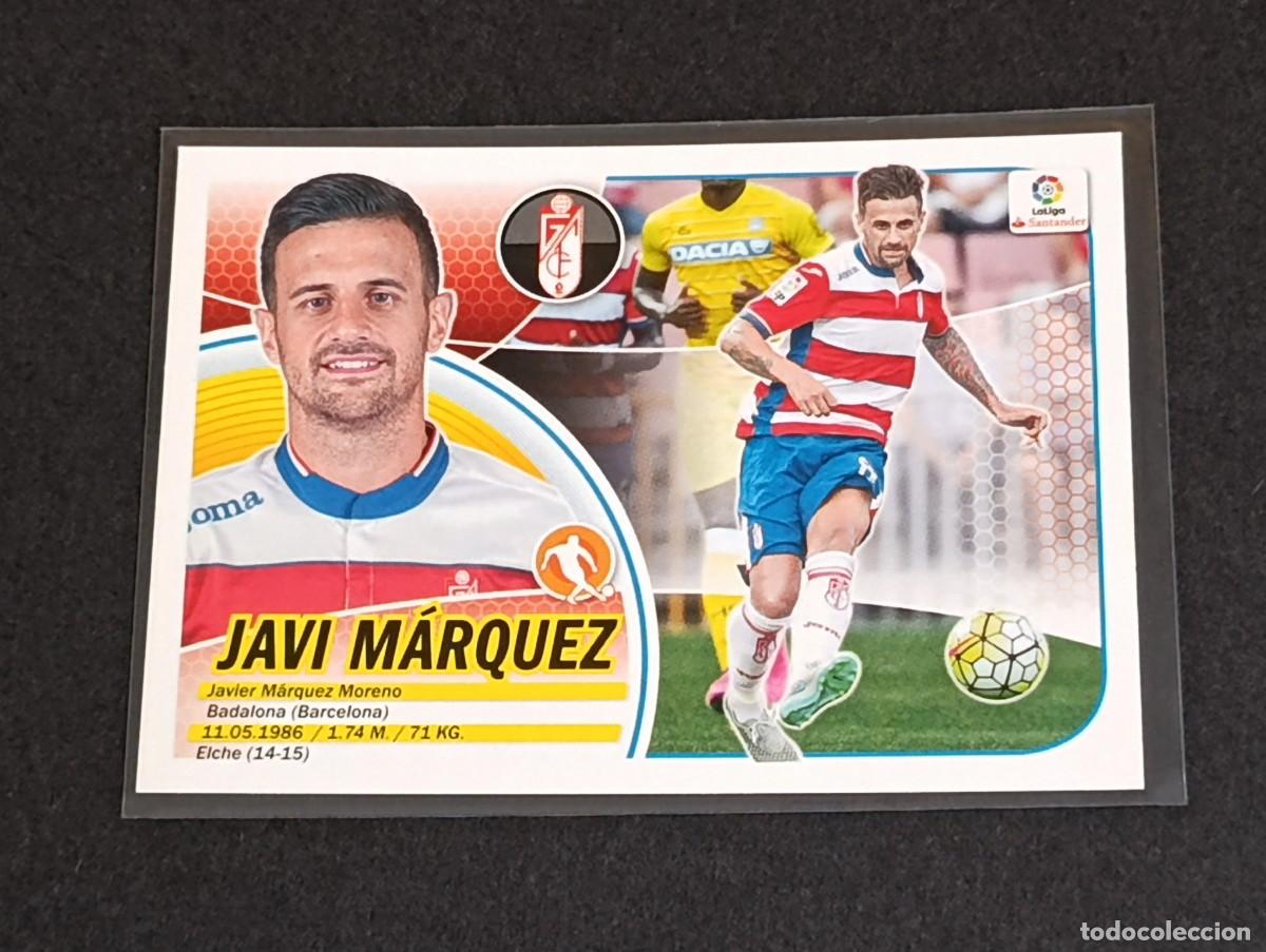 Cromos de f&uacute;tbol: JAVI M&Aacute;RQUEZ N&ordm; 11 GRANADA CF PANINI COLECCIONES ESTE LA LIGA SANTANDER 2016 2017 16 17 LOGO VERSION