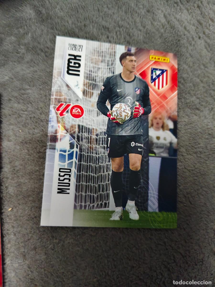 Cromos de f&uacute;tbol: 57 MEGACRACKS MGK 2026 27 MUSSO ATL&Eacute;TICO DE MADRID BASE CARD 26 2027 PANINI AAW