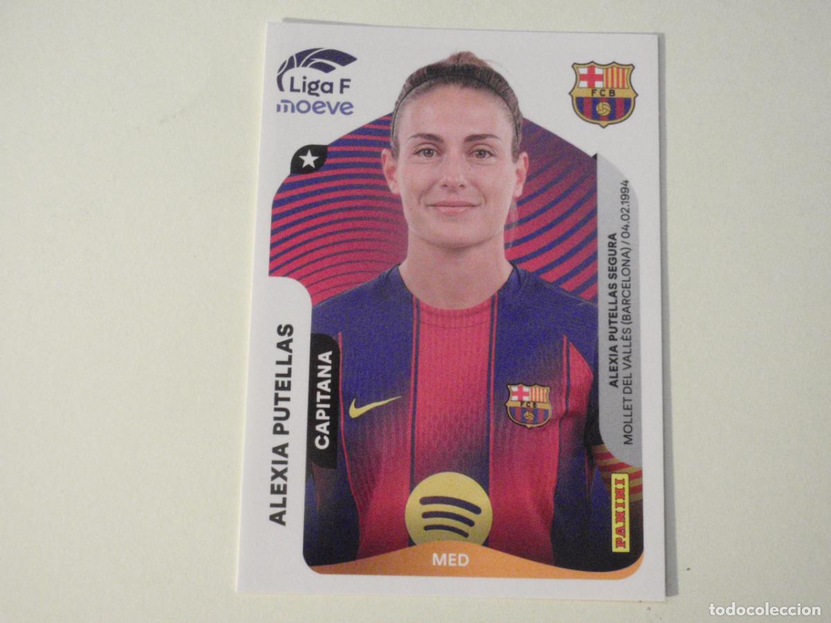 Cromos de f&uacute;tbol: Cromo sticker 95 ALEXIA PUTELLAS FC Barcelona. LIGA F Moeve femenina 2025 2026. Panini 25 26