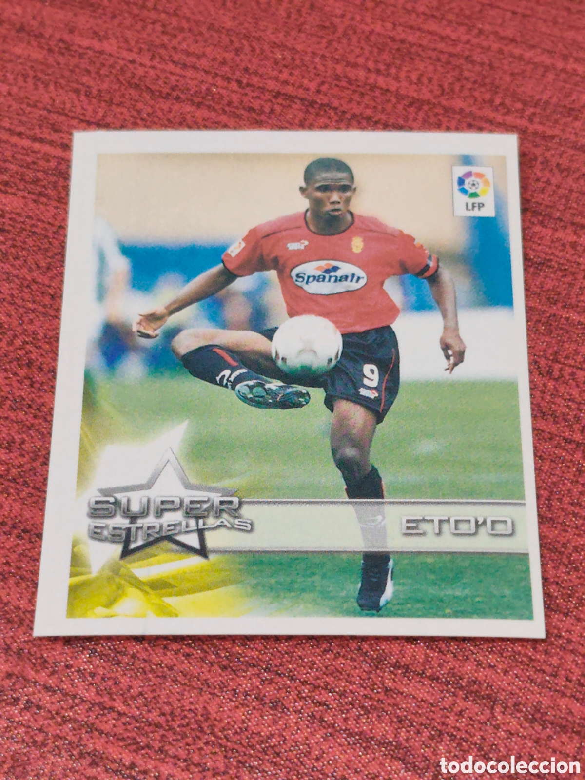 Cromos de f&uacute;tbol: 15 ETO'O REAL MALLORCA SUPERLIGA DE ESTRELLAS 2002 2003