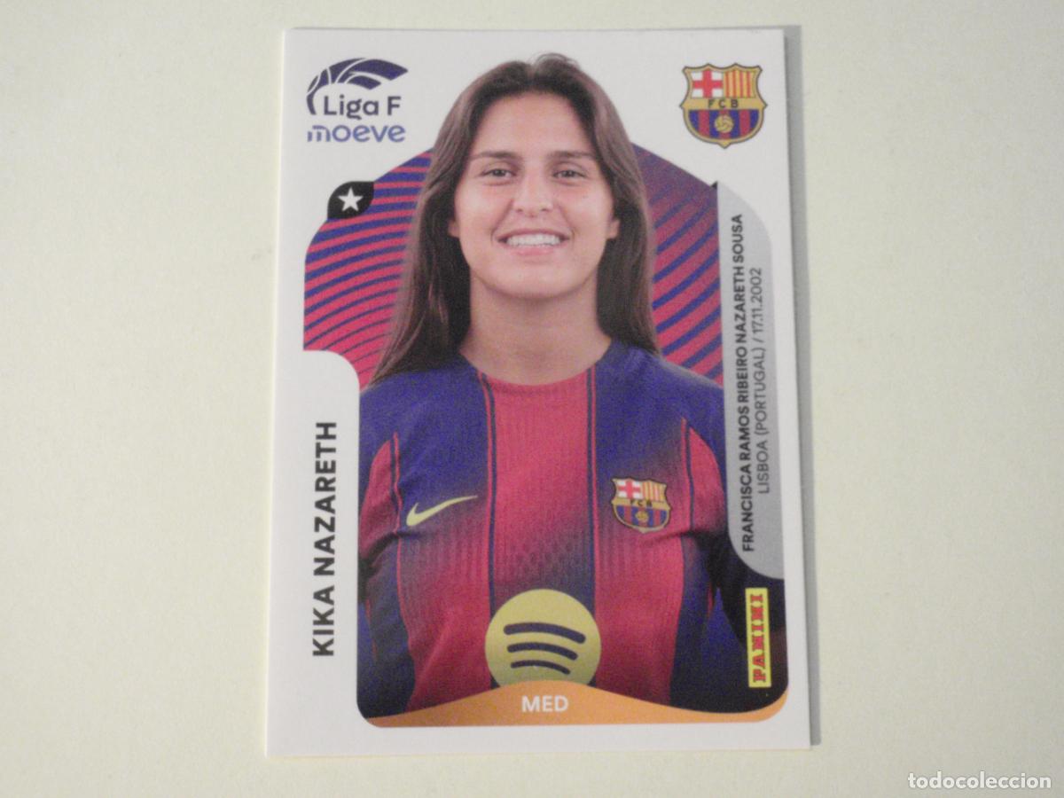 Cromos de f&uacute;tbol: Cromo sticker 96 KIKA NAZARETH FC Barcelona. LIGA F Moeve femenina 2025 2026. Panini 25 26
