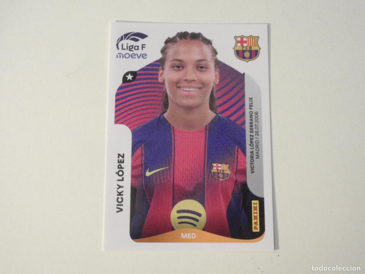 Cromos de f&uacute;tbol: Cromo sticker 97 VICKY L&Oacute;PEZ FC Barcelona. LIGA F Moeve femenina 2025 2026. Panini 25 26