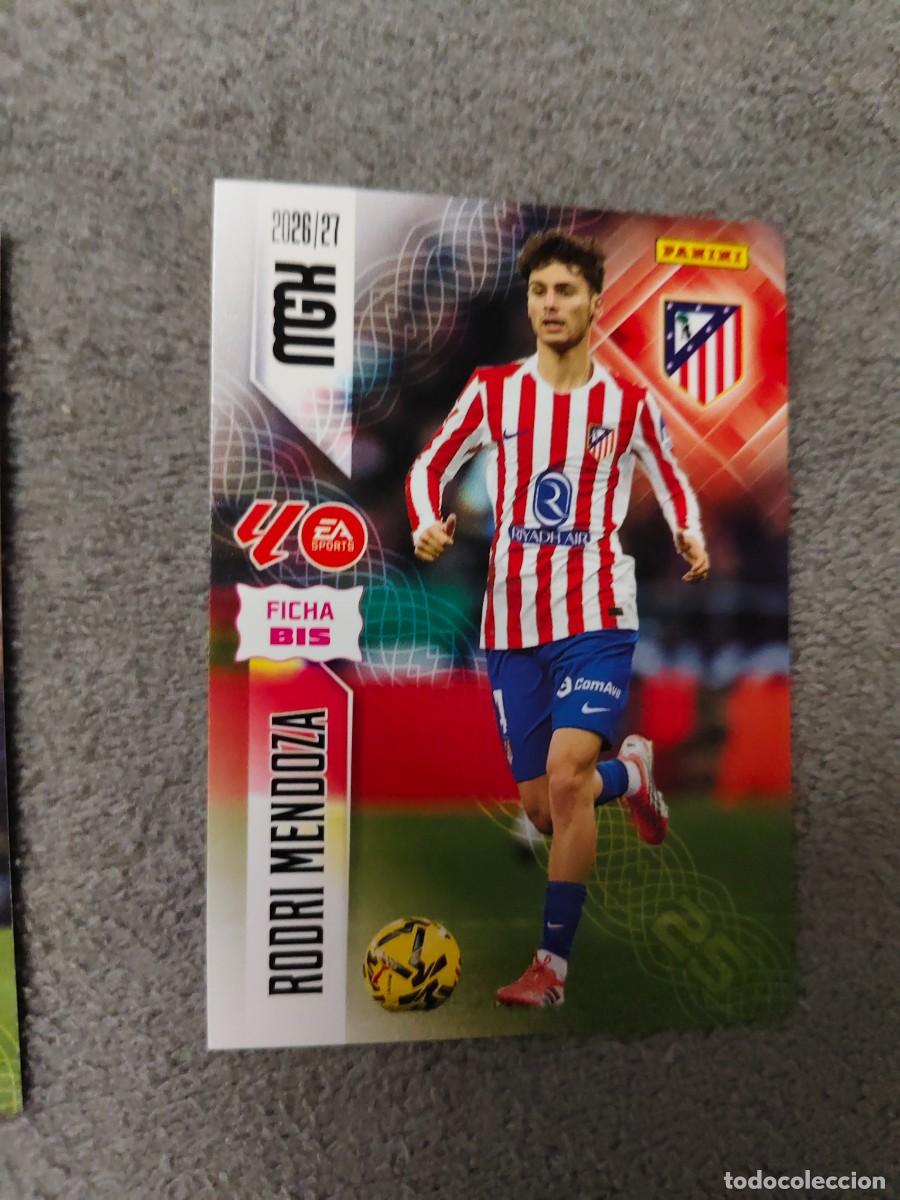 Figurine di Calcio: 63 BIS RODRI MENDOZA ATL&Eacute;TICO DE MADRID MEGACRACKS MGK 2026 27 63BIS FICHAS BIS 26 2027 PANINI AAW
