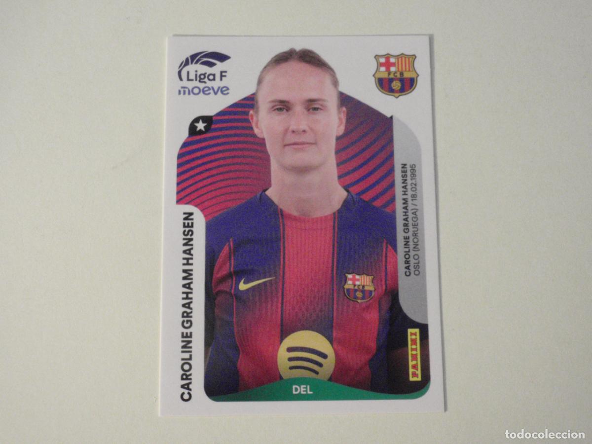Figurine di Calcio: Cromo sticker 100 GRAHAM HANSEN FC Barcelona. LIGA F Moeve femenina 2025 2026. Panini 25 26