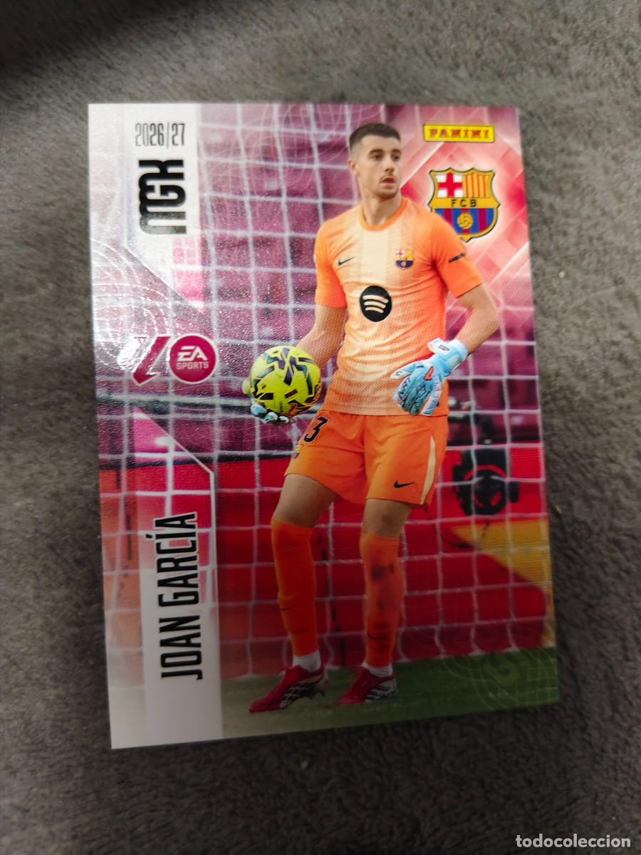 Figurine di Calcio: 74 MEGACRACKS MGK 2026 27 JOAN GARC&Iacute;A FC BARCELONA BASE CARD 26 2027 PANINI AAW