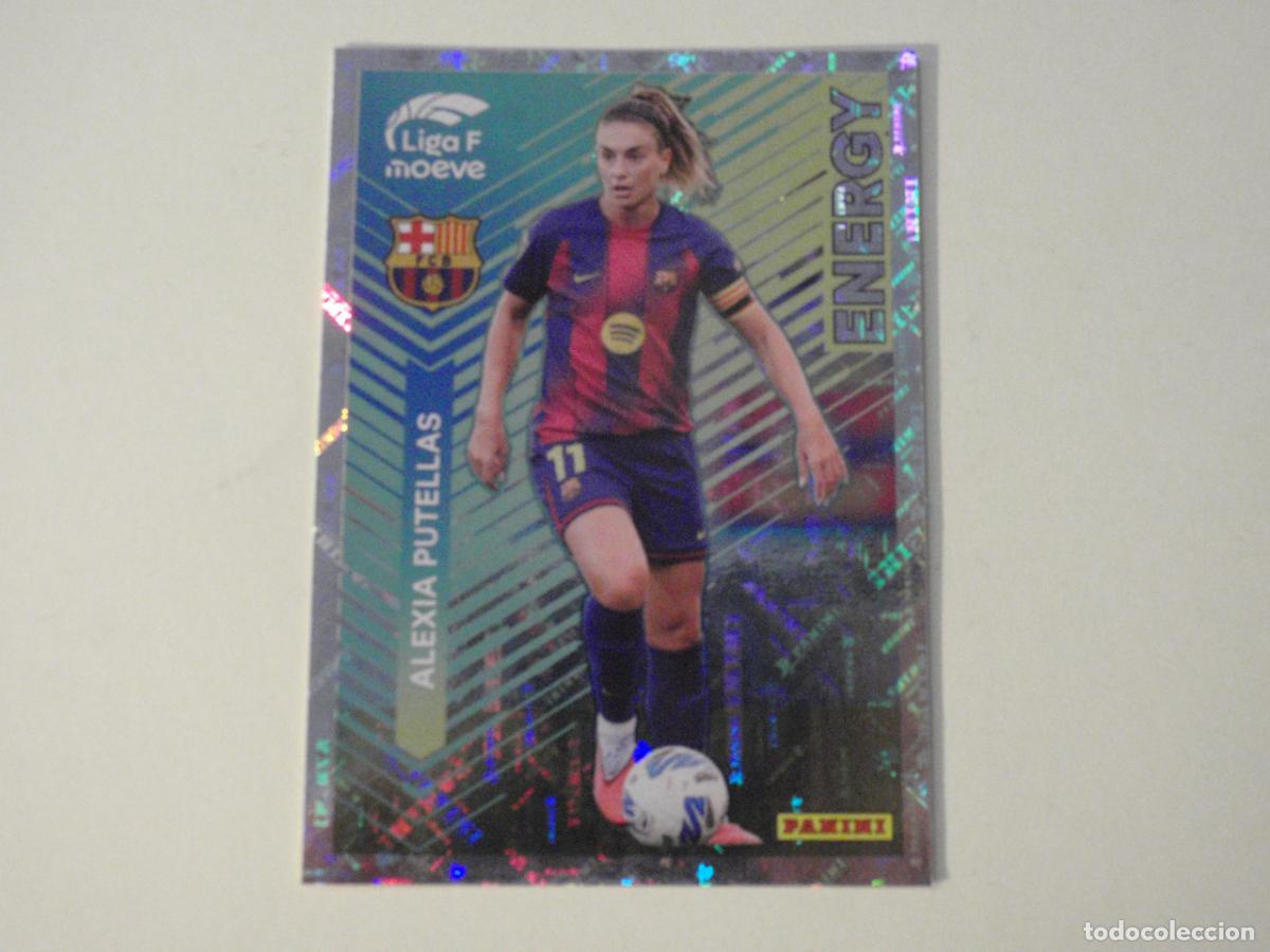 Cromos de f&uacute;tbol: Cromo sticker 330 ALEXIA PUTELLAS Barcelona ENERGY. LIGA F Moeve femenina 2025 2026. Panini 25 26