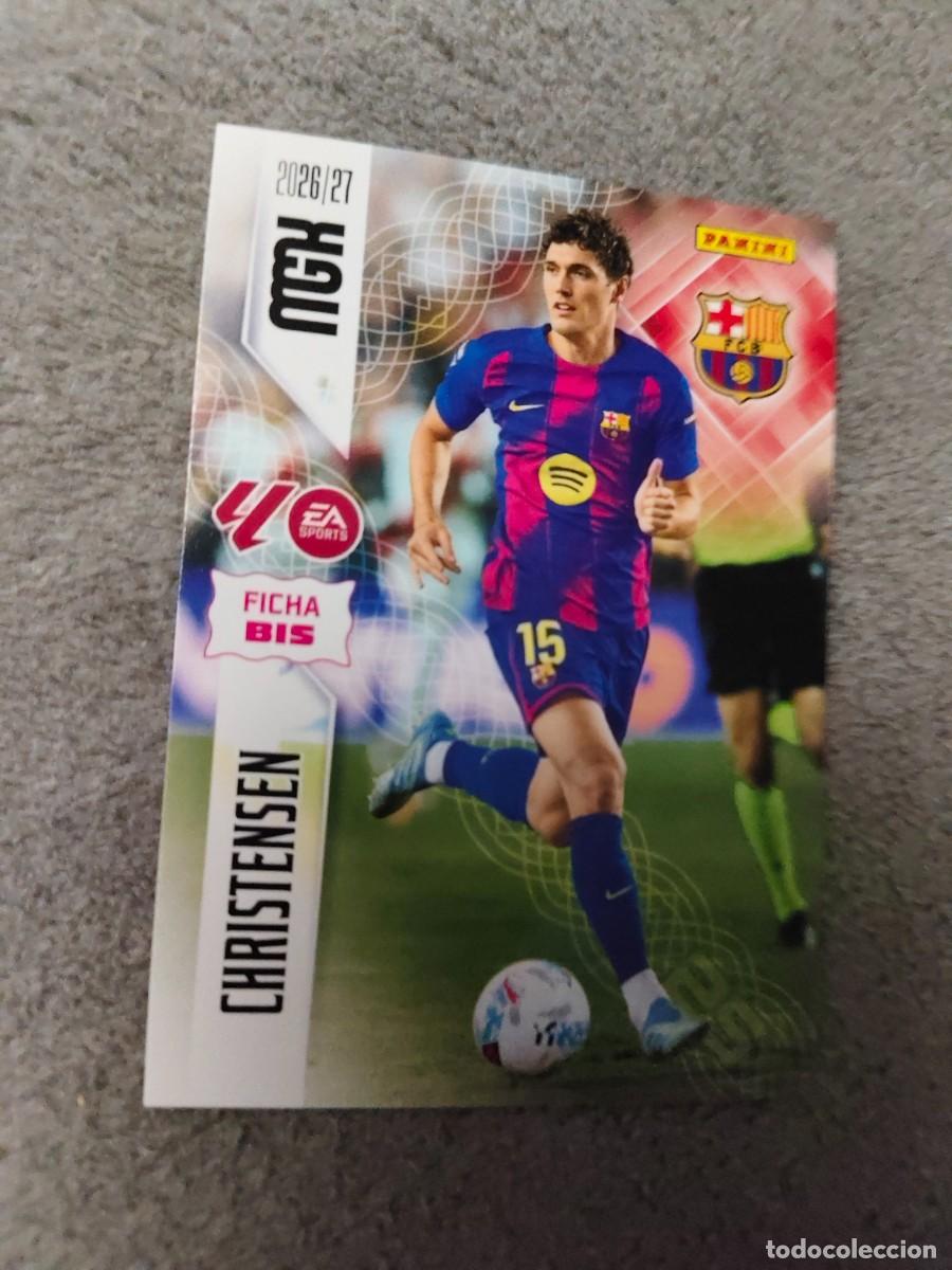 Cromos de f&uacute;tbol: 80 BIS CHRISTENSEN FC BARCELONA MEGACRACKS MGK 2026 27 80BIS FICHAS BIS 26 2027 PANINI AAW