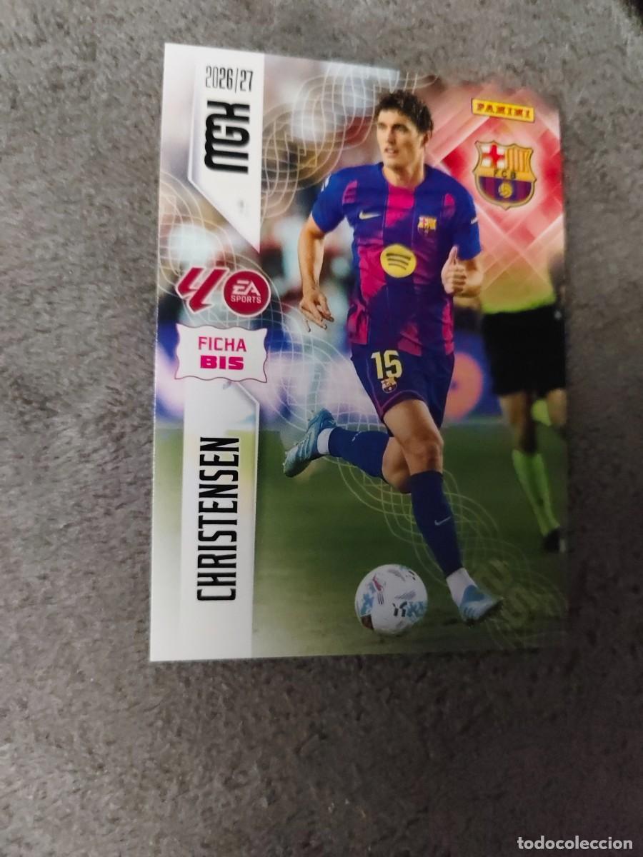 Cromos de f&uacute;tbol: 80 BIS CHRISTENSEN FC BARCELONA MEGACRACKS MGK 2026 27 80BIS FICHAS BIS 26 2027 PANINI AAW
