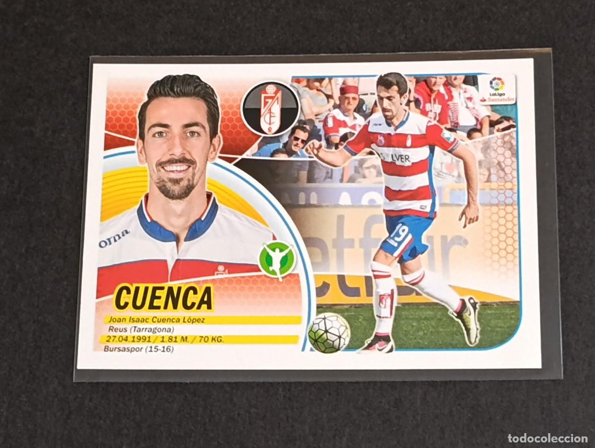 Cromos de f&uacute;tbol: CUENCA N&ordm; 15 A GRANADA CF PANINI COLECCIONES ESTE LA LIGA SANTANDER 2016 2017 16 17 15A LOGO VERSION