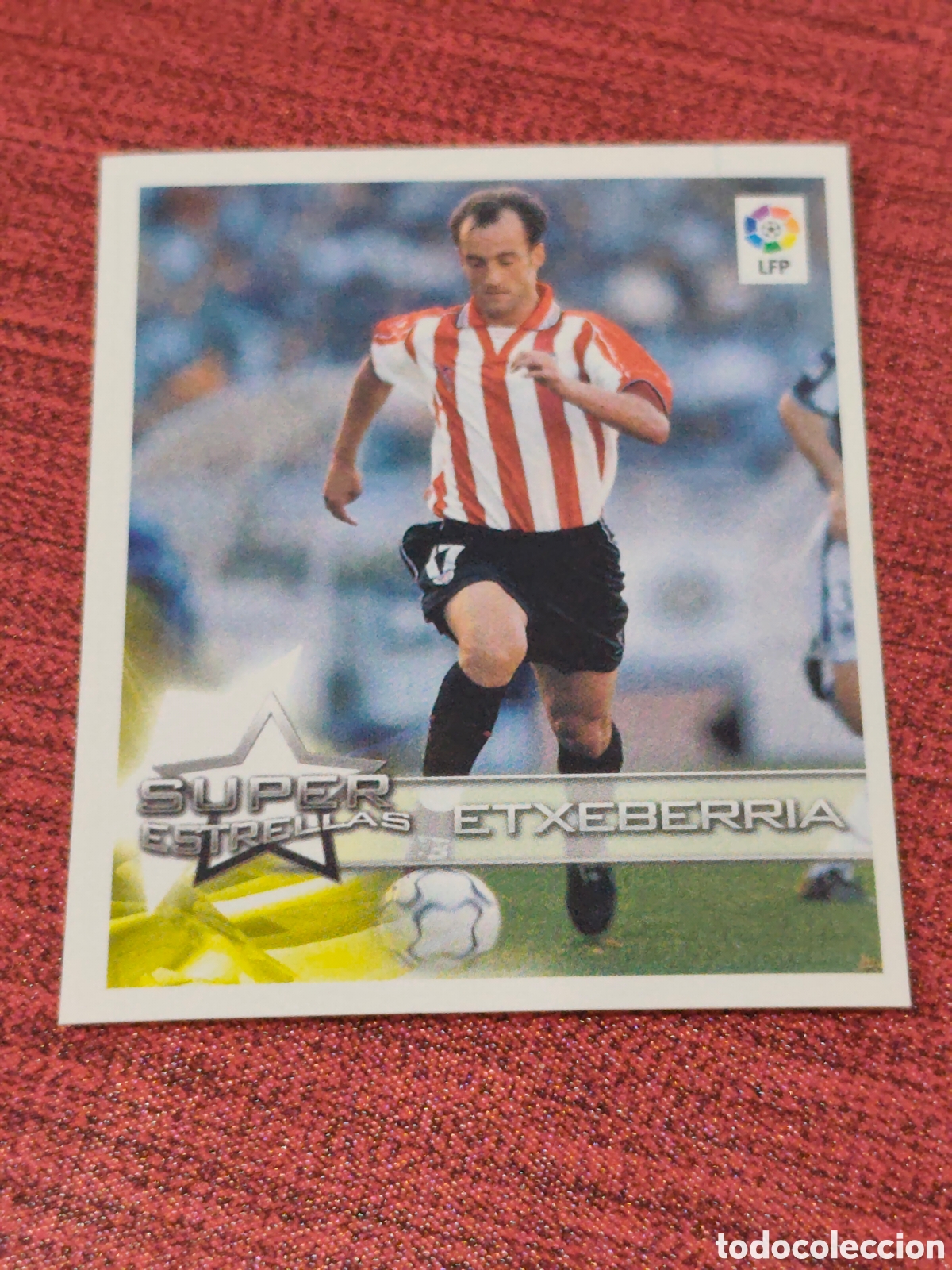 Cromos de f&uacute;tbol: 16 ETXEBERRIA ATHLETIC BILBAO SUPERLIGA DE ESTRELLAS 2002 2003