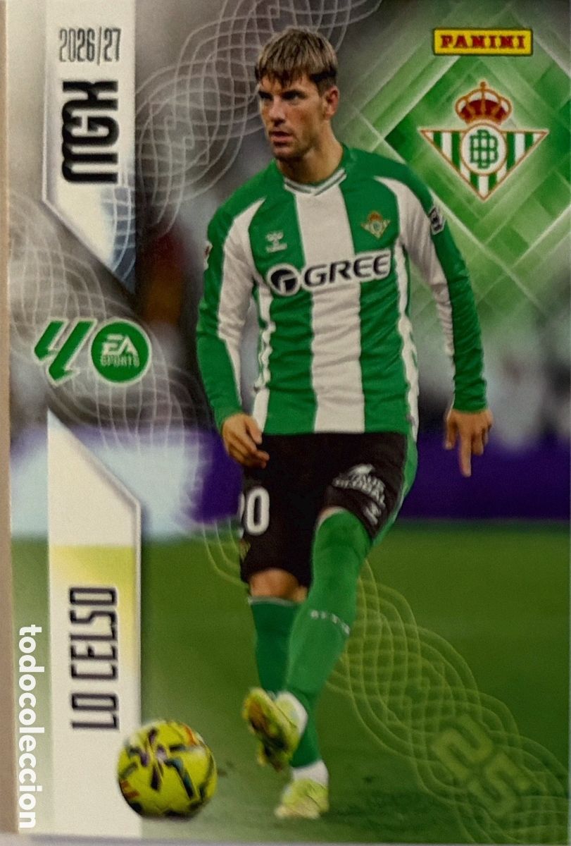 Cromos de Futebol: 103 Lo Celso (R. BETIS) - MEGACRACKS 2026/27 (PANINI)