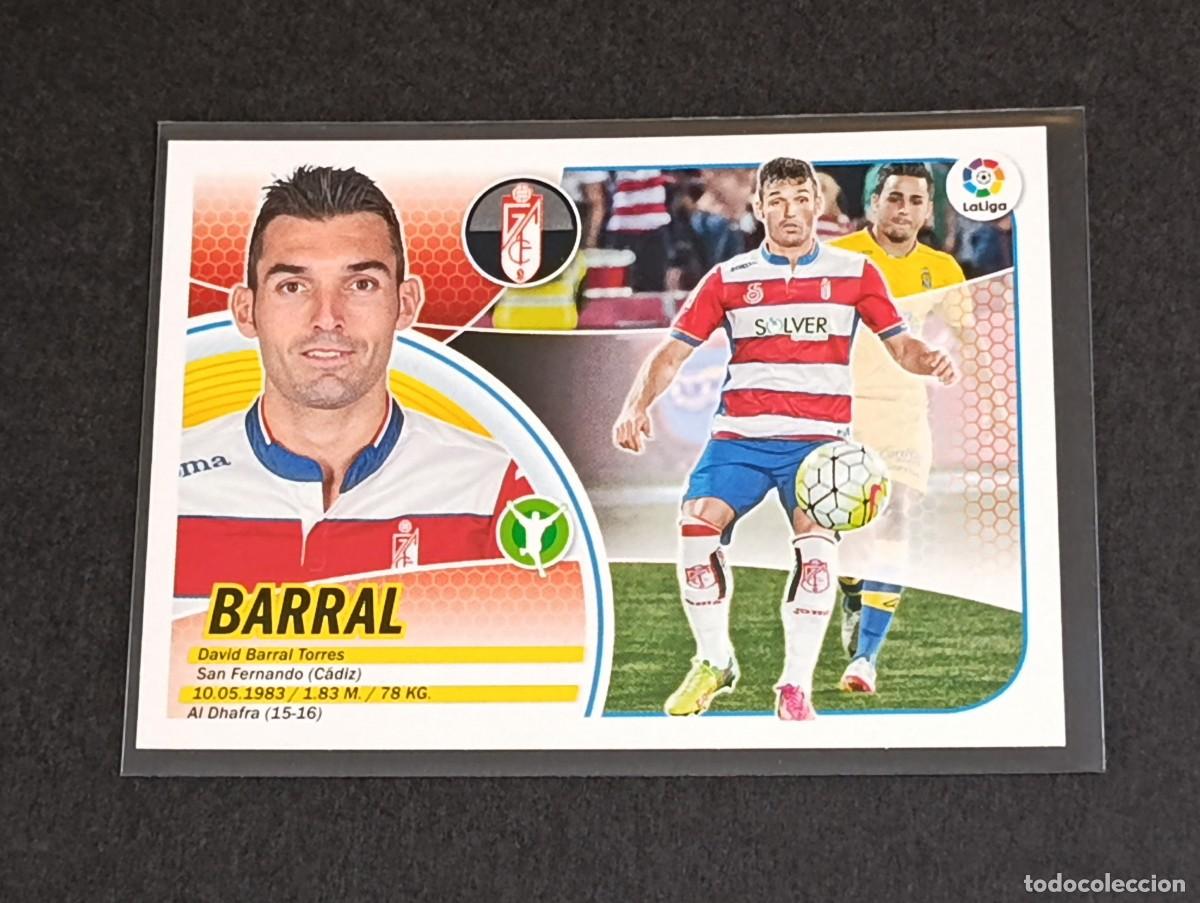 Cromos de Futebol: BARRAL N&ordm; 15 B GRANADA CF PANINI COLECCIONES ESTE LA LIGA SANTANDER 2016 2017 16 17 15B LOGO ERROR