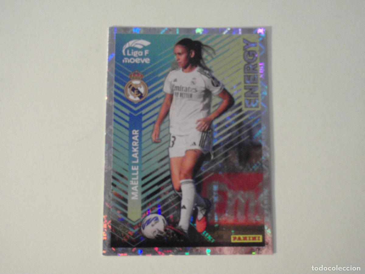 Cromos de f&uacute;tbol: Cromo sticker 346 MAELLE LAKRAR Real Madrid - ENERGY. LIGA F Moeve femenina 2025 2026. Panini 25 26