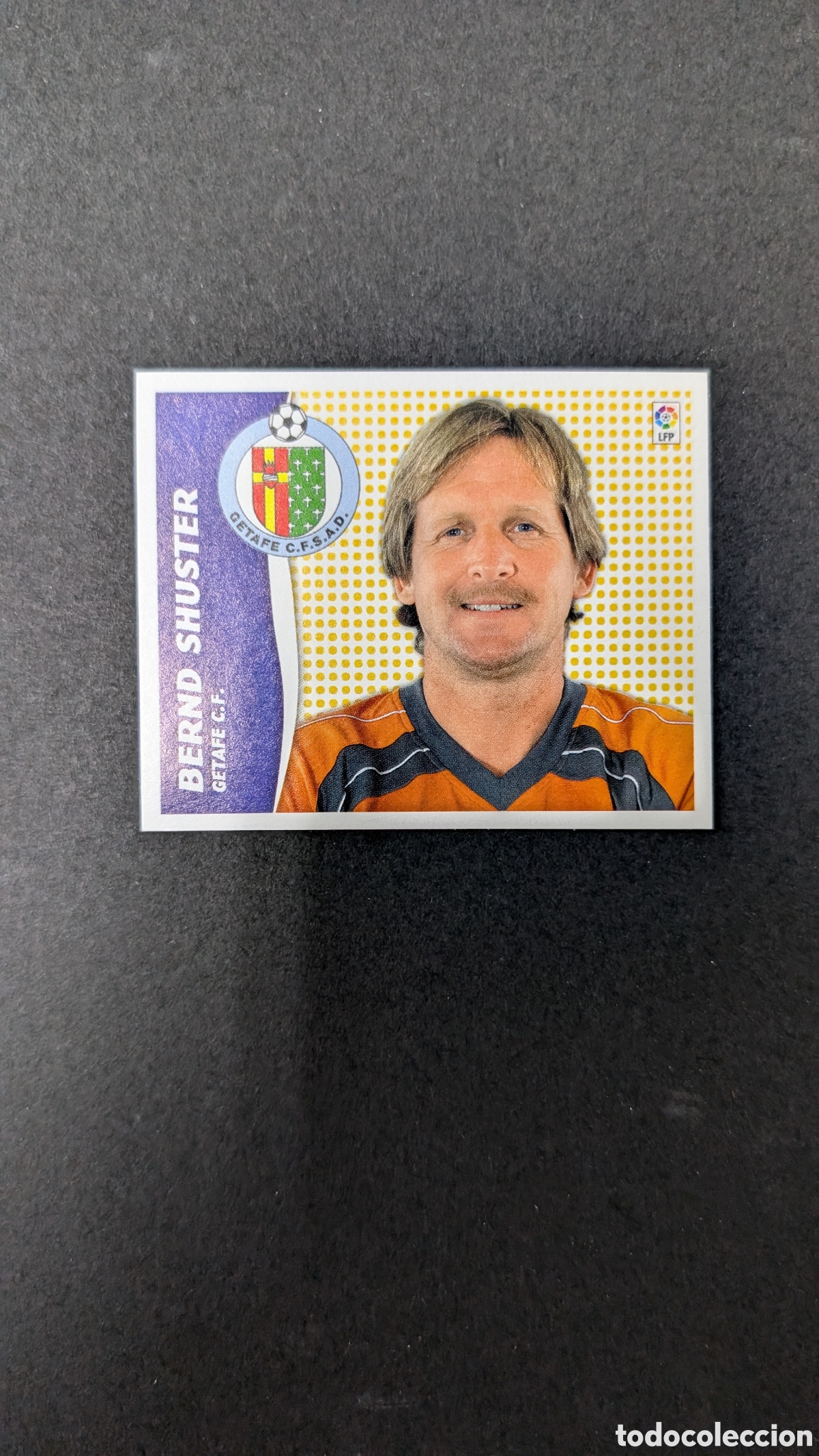 Cromos de Futebol: L7 BERND SHUSTER SCHUSTER GETAFE ENTRENADOR ERROR LIGA ESTE 2006/07 06 07 NUNCA PEGADO