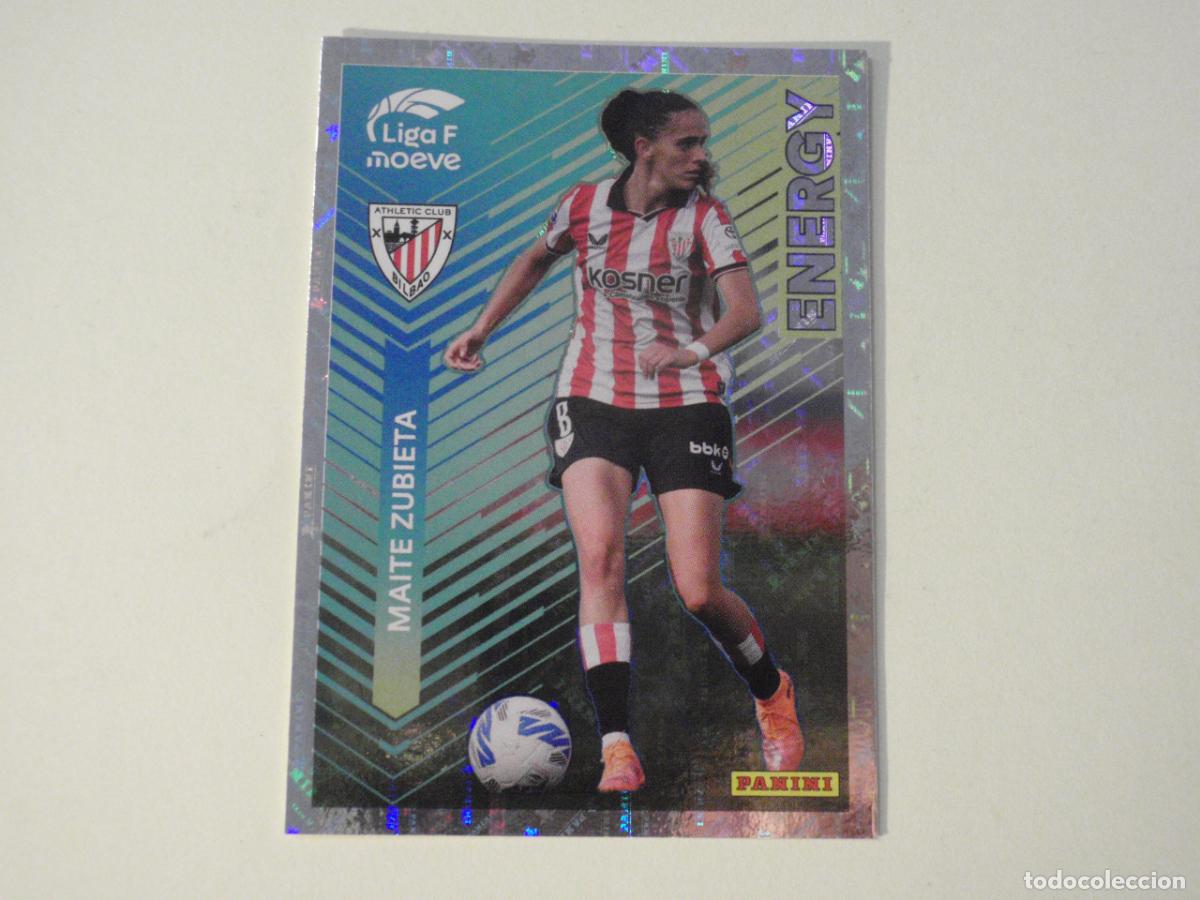 Cromos de f&uacute;tbol: Cromo sticker 347 MAITE ZUBIETA Athl&eacute;tic - ENERGY. LIGA F Moeve femenina 2025 2026. Panini 25 26
