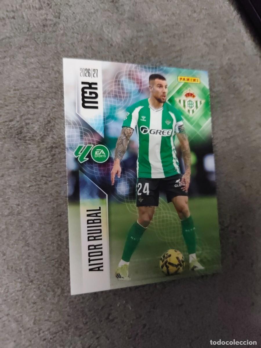Cromos de f&uacute;tbol: 94 MEGACRACKS MGK 2026 27 AITOR RUIBAL REAL BETIS BASE CARD 26 2027 PANINI AAW