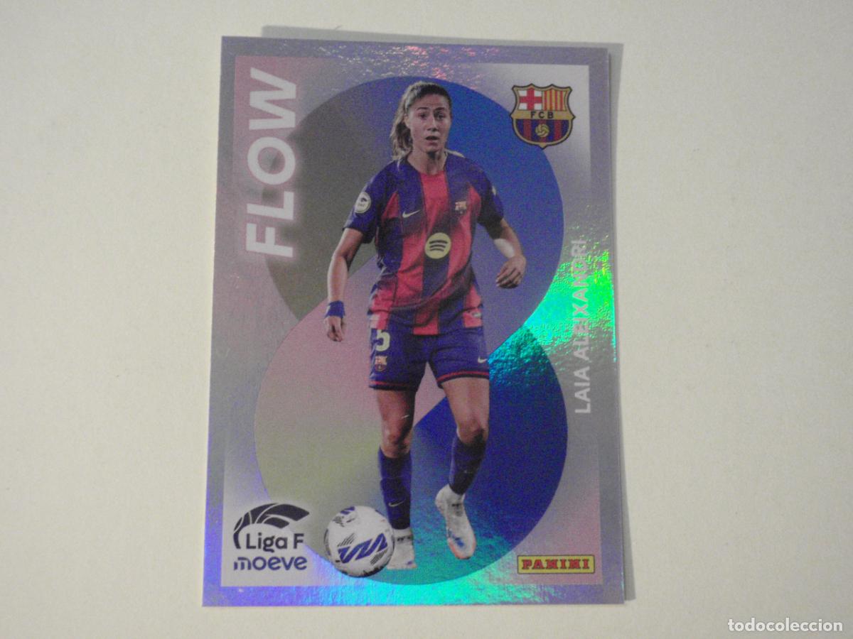 Cromos de f&uacute;tbol: Cromo sticker 358 LAIA ALEIXANDRI Barcelona - FLOW. LIGA F Moeve femenina 2025 2026. Panini 25 26