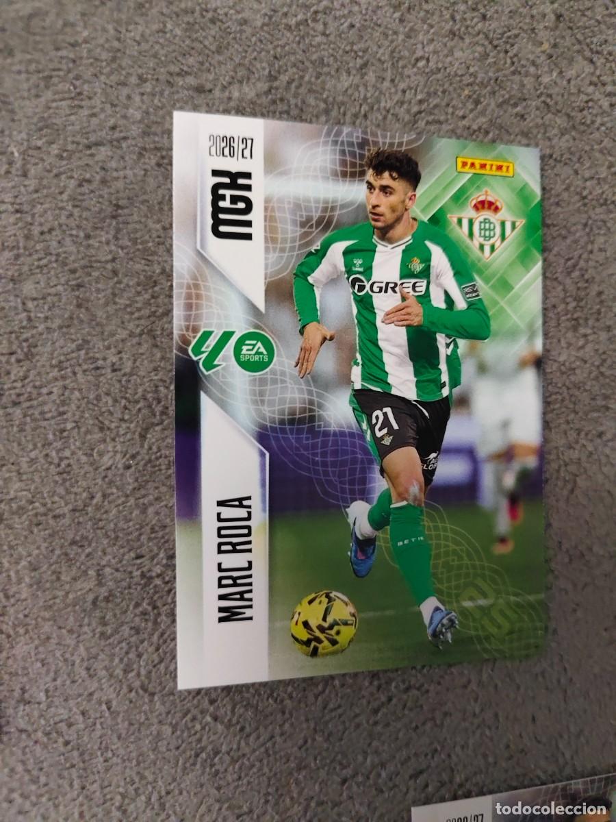 Cromos de f&uacute;tbol: 99 MEGACRACKS MGK 2026 27 MARC ROCA REAL BETIS BASE CARD 26 2027 PANINI AAW