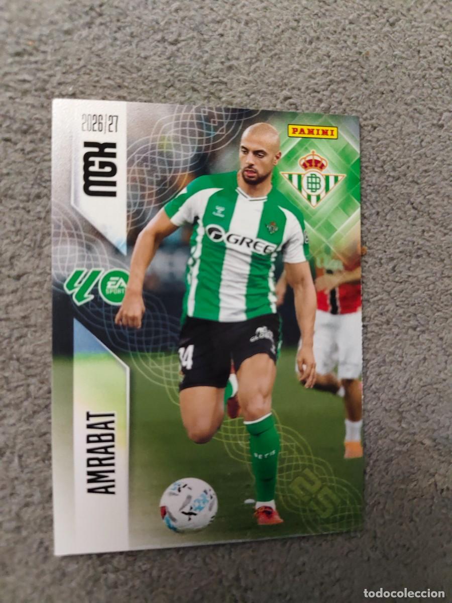 Cromos de f&uacute;tbol: 100 MEGACRACKS MGK 2026 27 AMRABAT REAL BETIS BASE CARD 26 2027 PANINI AAW