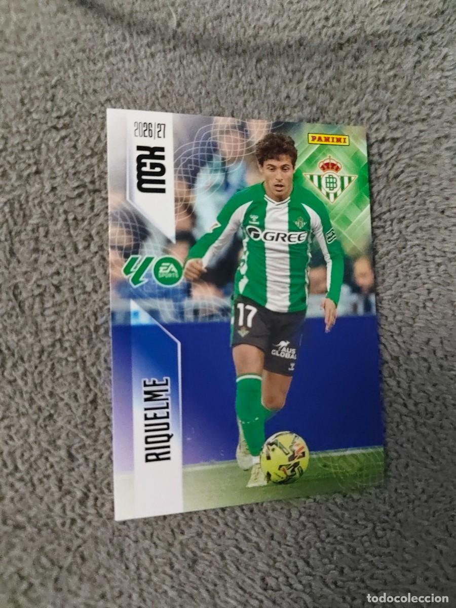 Cromos de Futebol: 105 MEGACRACKS MGK 2026 27 RIQUELME REAL BETIS BASE CARD 26 2027 PANINI AAW