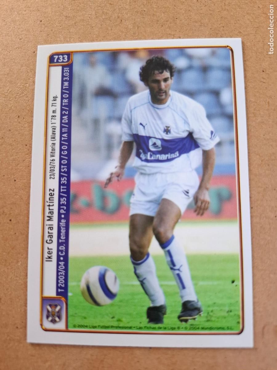 Cromos de Futebol: MUNDICROMO 2004 2005 04 05 - 733 GARAI / EDU MOYA - C.D. TENERIFE