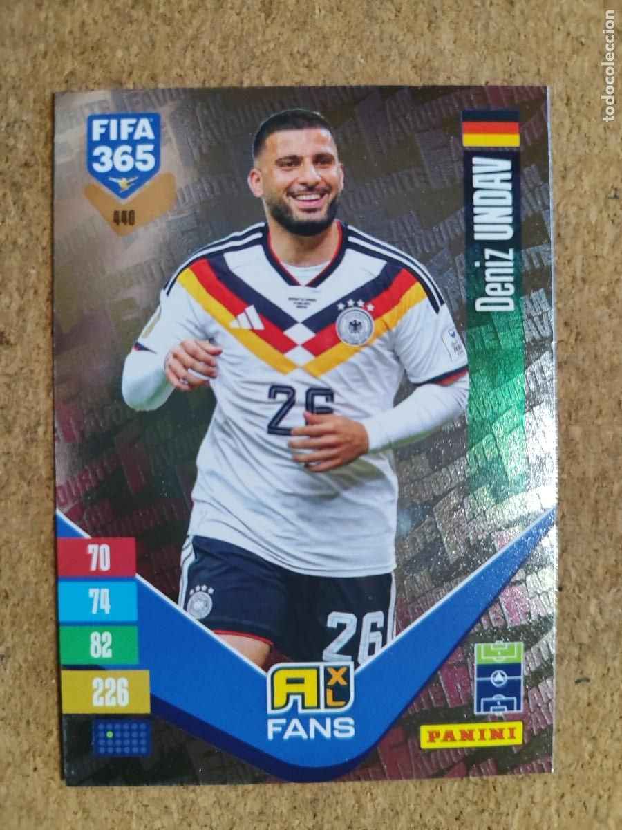 Cromos de Futebol: ADRENALYN XL FIFA 365 2027 CARD FANS UNDAV ALEMANIA # 440 PANINI