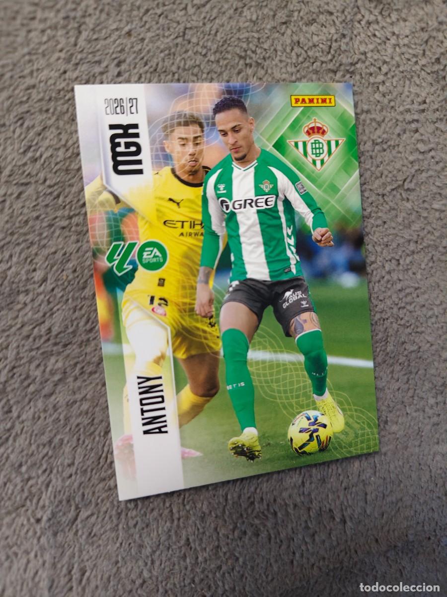 Cromos de f&uacute;tbol: 106 MEGACRACKS MGK 2026 27 ANTONY REAL BETIS BASE CARD 26 2027 PANINI AAW