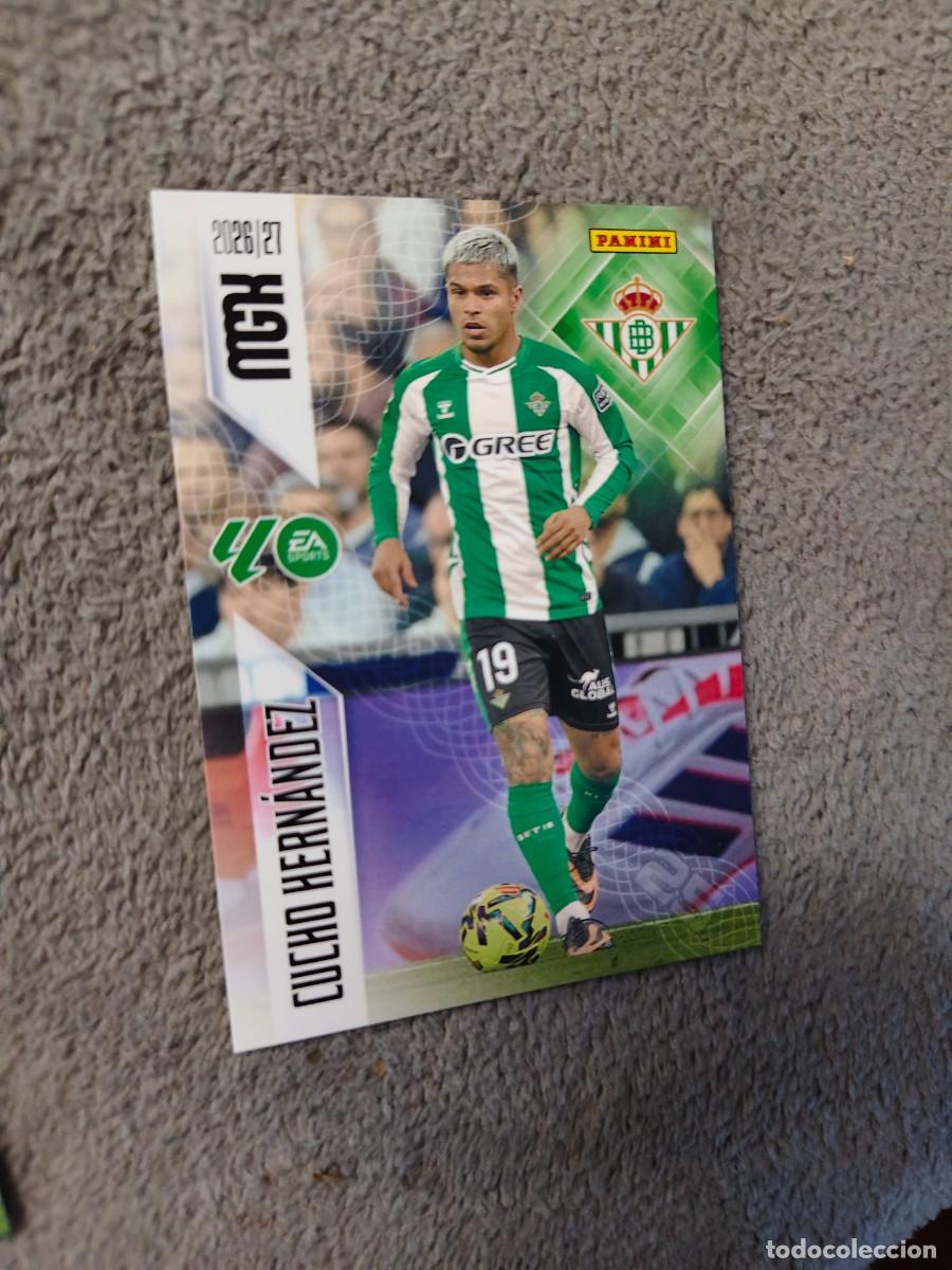 Cromos de f&uacute;tbol: 107 MEGACRACKS MGK 2026 27 CUCHO HERN&Aacute;NDEZ REAL BETIS BASE CARD 26 2027 PANINI AAW