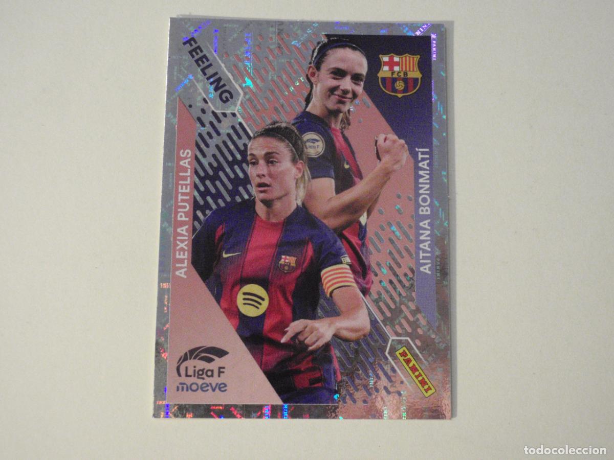 Cromos de f&uacute;tbol: Cromo sticker 364 PUTELLAS / BONMATI Barcelona FEELING LIGA F Moeve femenina 2025 2026. Panini 25 26