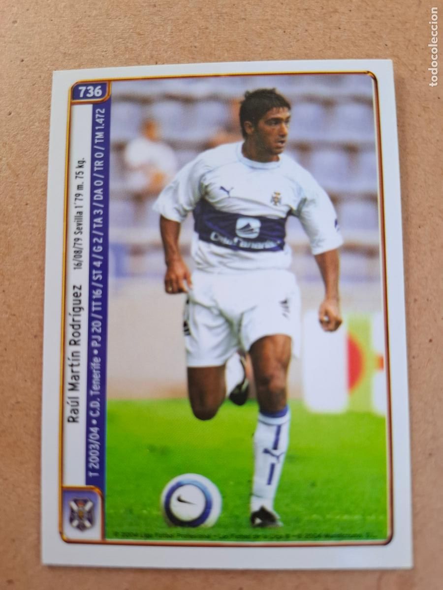 Cartes &agrave; collectionner de Football: MUNDICROMO 2004 2005 04 05 - 736 RA&Uacute;L MARTIN / GAVILAN - C.D. TENERIFE