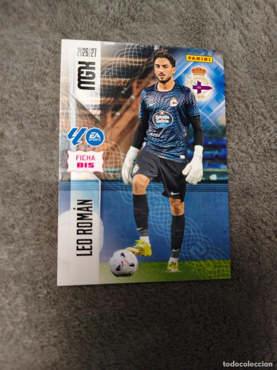 Cromos de f&uacute;tbol: 129 BIS LEO ROM&Aacute;N DEPORTIVO LA CORU&Ntilde;A MEGACRACKS MGK 2026 27 129BIS FICHAS BIS 26 2027 PANINI AAW