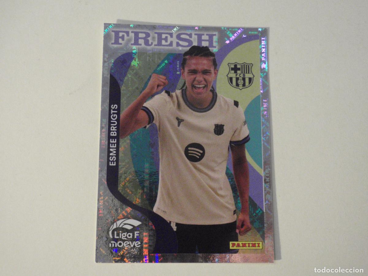 Cromos de f&uacute;tbol: Cromo sticker 375 ESMEE BRUGTS Barcelona FRESH. LIGA F Moeve femenina 2025 2026. Panini 25 26
