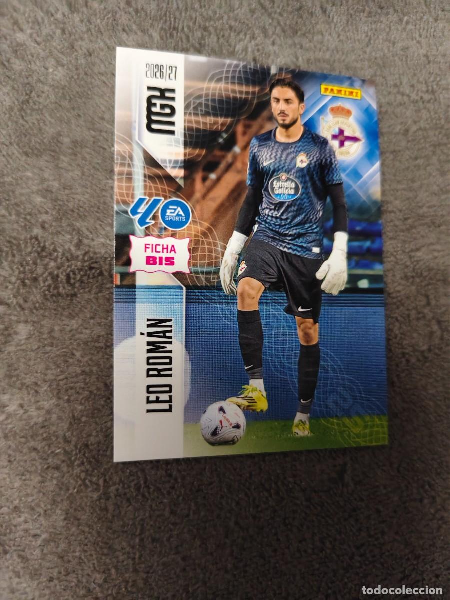 Cromos de f&uacute;tbol: 129 BIS LEO ROM&Aacute;N DEPORTIVO LA CORU&Ntilde;A MEGACRACKS MGK 2026 27 129BIS FICHAS BIS 26 2027 PANINI AAW