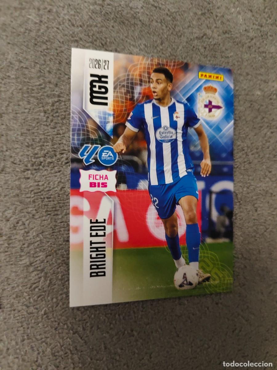 Cromos de f&uacute;tbol: 133 BIS BRIGHT EDE DEPORTIVO LA CORU&Ntilde;A MEGACRACKS MGK 2026 27 FICHAS BIS 26 2027 PANINI AAW